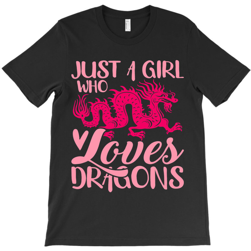 Vintage Dragon Japanese Culture Girl Loves Dragons T-Shirt by MELISSABISHOP | Artistshot