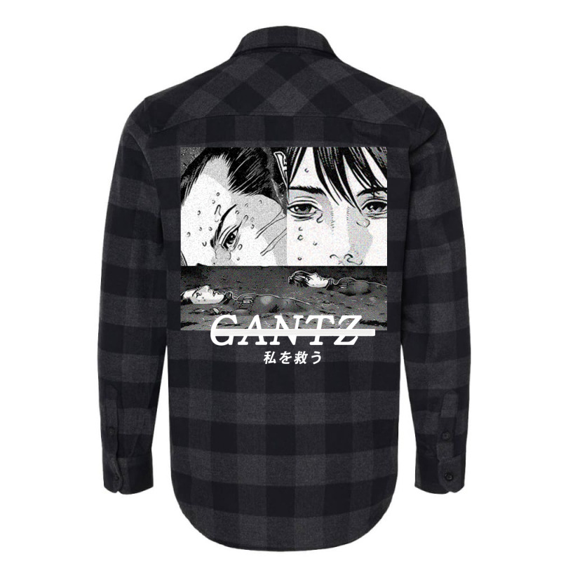 Gantz ''rescue'' V1 Manga Flannel Shirt | Artistshot