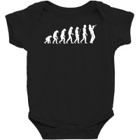 Evolution Trompeter Musik Musiker Instrument Trompete Trumpet Konzert Baby Bodysuit | Artistshot