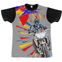 Copy Of Africa Twin Crf 1100l Big Trail Graphic T-shirt | Artistshot