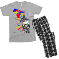 Copy Of Africa Twin Crf 1100l Big Trail Men's T-shirt Pajama Set | Artistshot