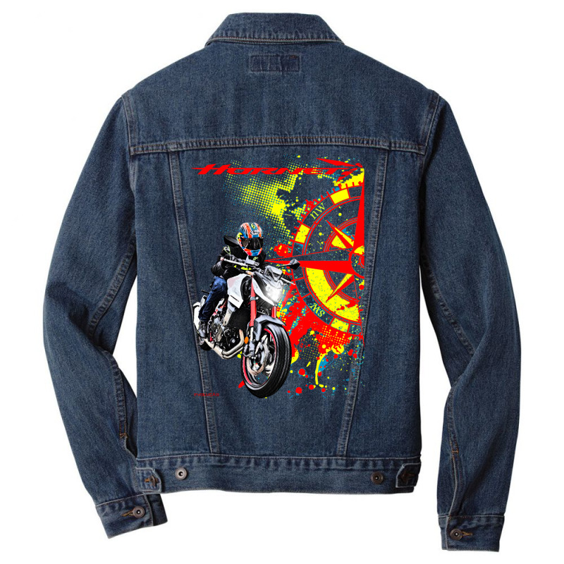 Copy Of Hornet Cb 750 Supernaked Men Denim Jacket | Artistshot