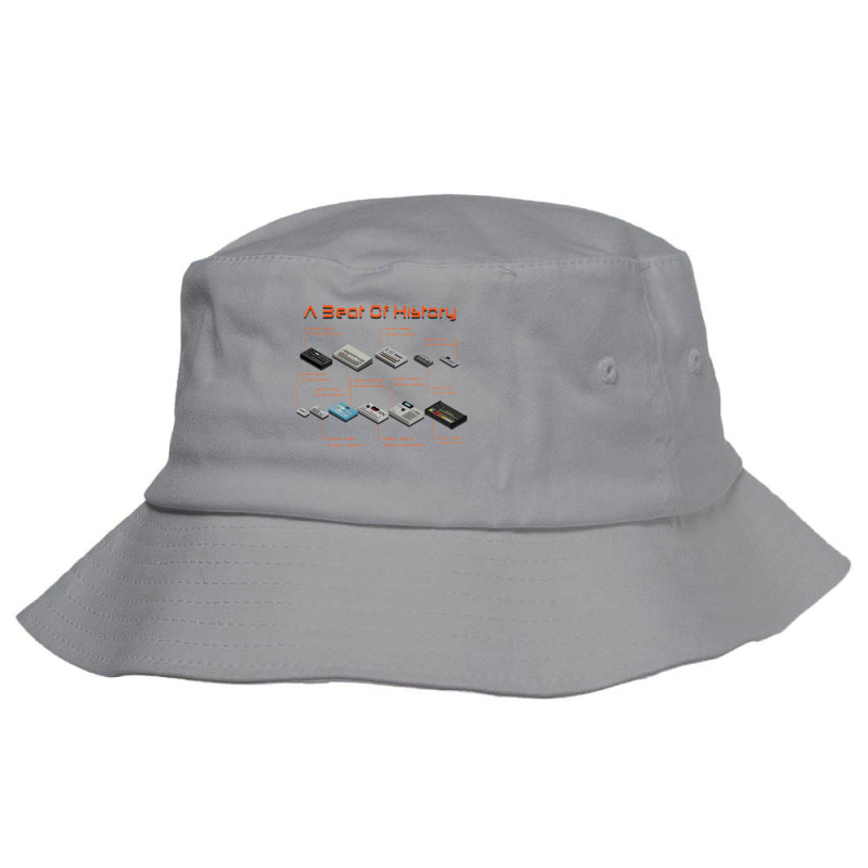 Synthesizer And Drum Machine   A Beat Of History Bucket Hat | Artistshot