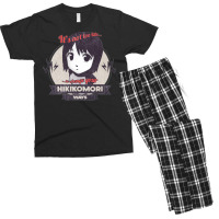 Hikikomori Motivation Men's T-shirt Pajama Set | Artistshot