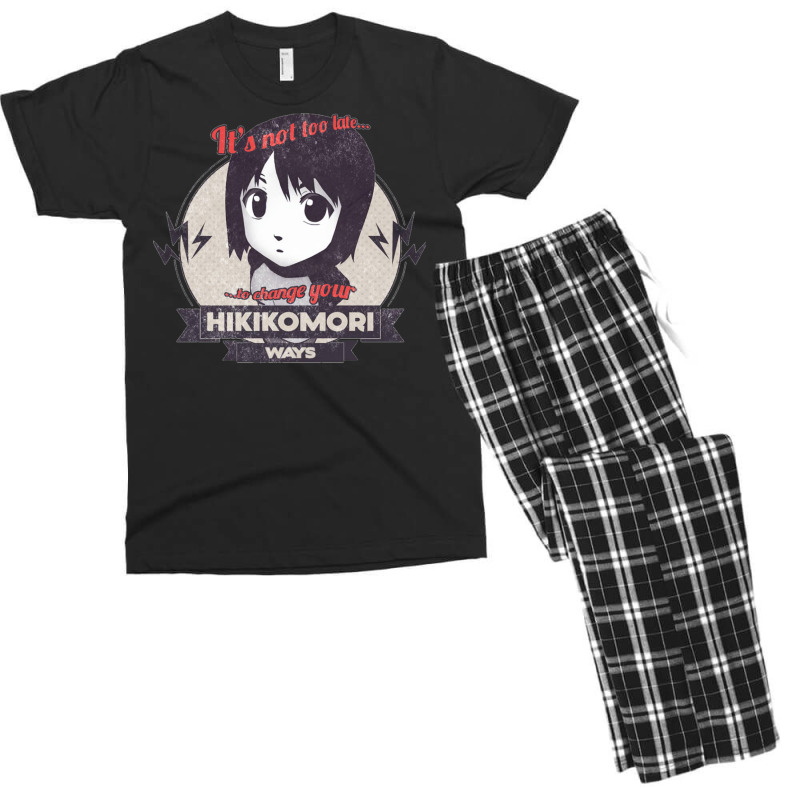 Hikikomori Motivation Men's T-shirt Pajama Set | Artistshot