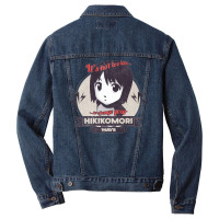 Hikikomori Motivation Men Denim Jacket | Artistshot