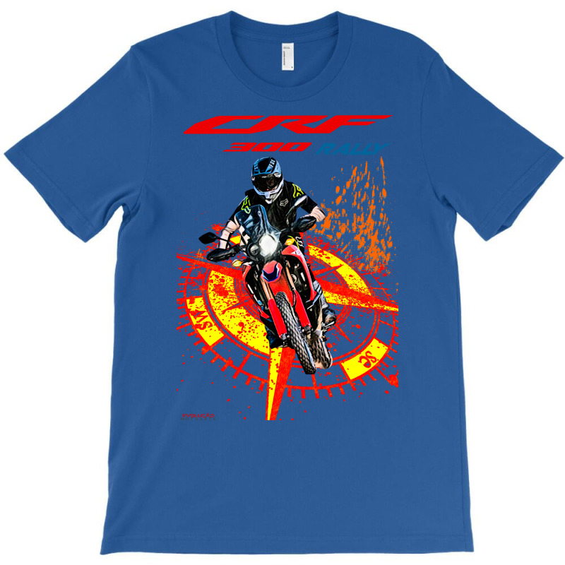 Crf 300 Rally Splash Windrose T-shirt | Artistshot