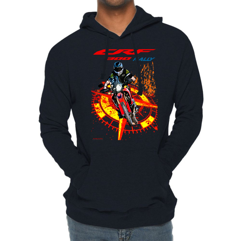 Crf 300 Rally Splash Windrose Lightweight Hoodie | Artistshot