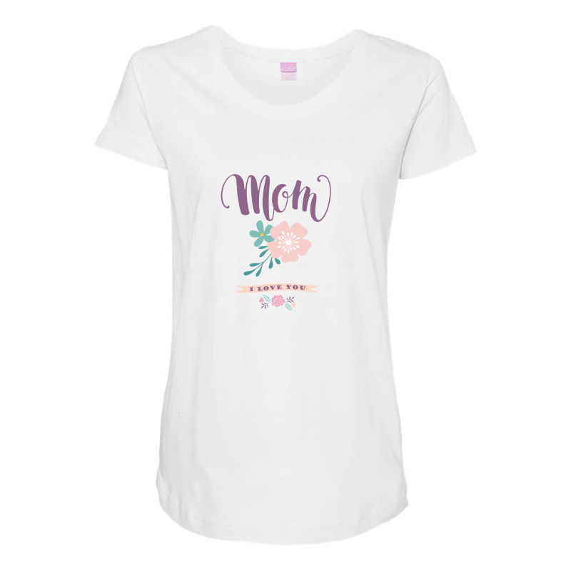 Mom Maternity Scoop Neck T-shirt | Artistshot