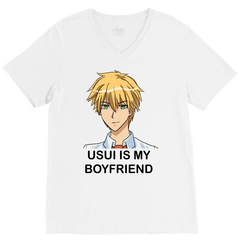 Kaichou Wa Maid Sama   Usui Is My Boyfriend V-neck Tee | Artistshot