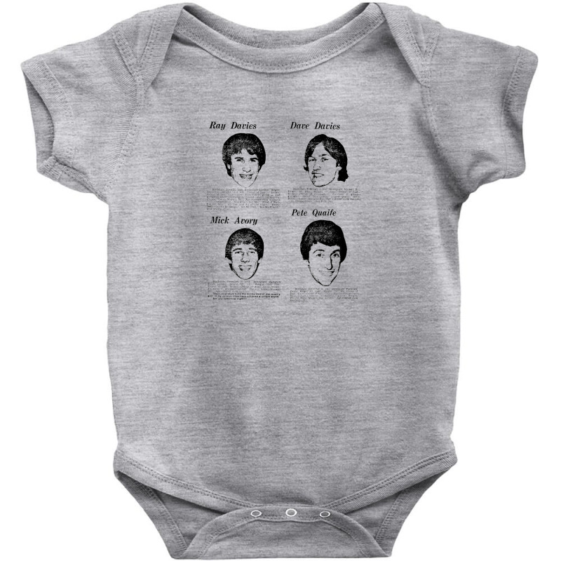 The Kinks Baby Bodysuit by astonimun | Artistshot