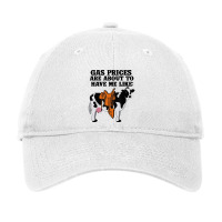 Funny Dairy Cow Gas Prices Adjustable Cap | Artistshot