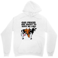 Funny Dairy Cow Gas Prices Unisex Hoodie | Artistshot