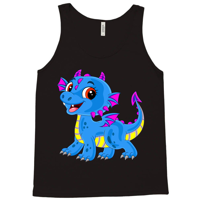 Pansexual Dragon Lgbt Pan Pride Cute Lgbtq Tank Top by XAVIERESPREE | Artistshot