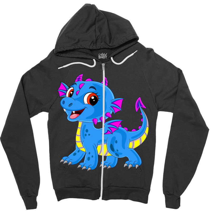 Pansexual Dragon Lgbt Pan Pride Cute Lgbtq Zipper Hoodie by XAVIERESPREE | Artistshot