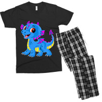 Pansexual Dragon Lgbt Pan Pride Cute Lgbtq Men's T-shirt Pajama Set | Artistshot