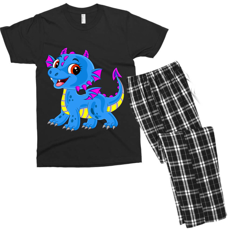 Pansexual Dragon Lgbt Pan Pride Cute Lgbtq Men's T-shirt Pajama Set by XAVIERESPREE | Artistshot