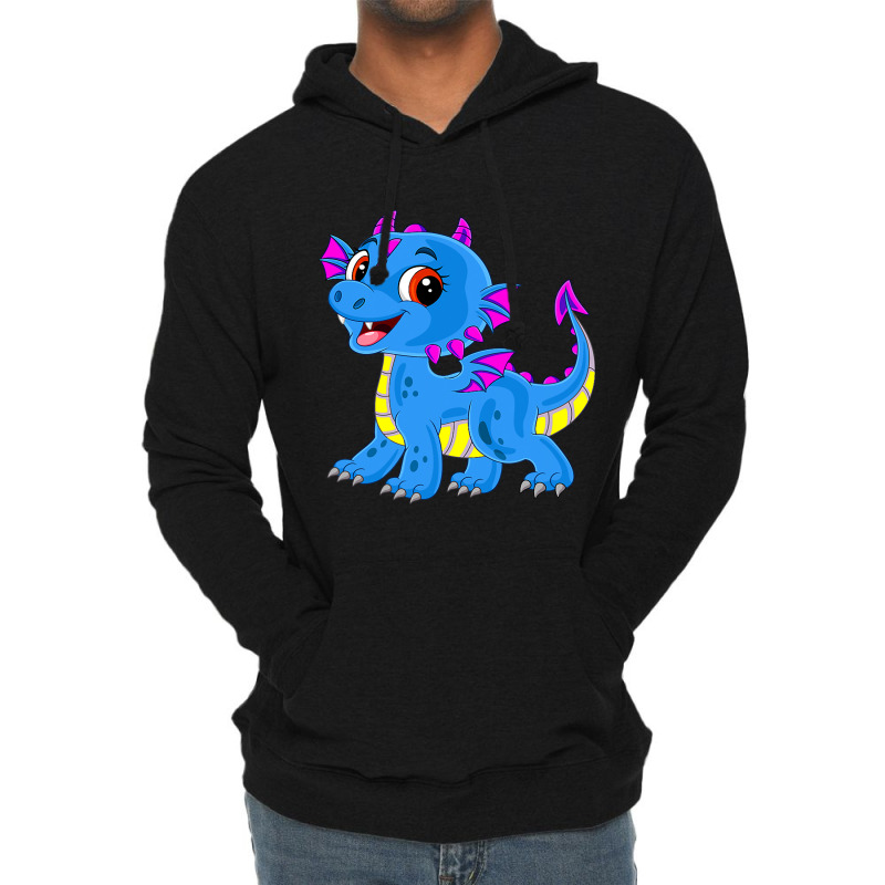 Pansexual Dragon Lgbt Pan Pride Cute Lgbtq Lightweight Hoodie by XAVIERESPREE | Artistshot