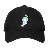 Astronaut Harp Seal And Shooting Star Adjustable Cap | Artistshot