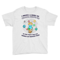 I Bring A Sort Of Existential Nihilistic Vibe To Party Cat T Shirt Youth Tee | Artistshot