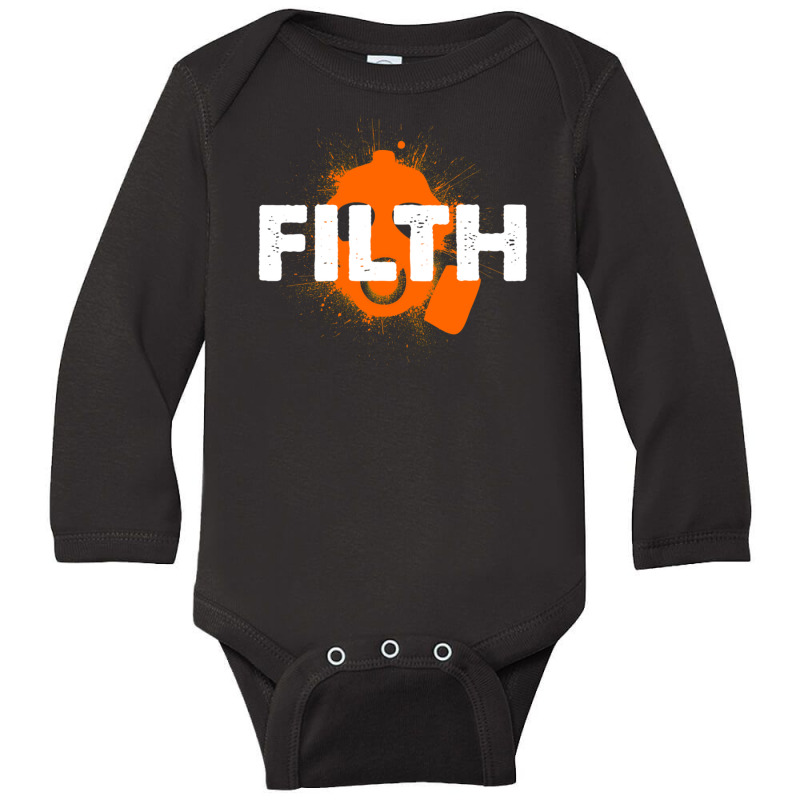 Filth Drip 1 Long Sleeve Baby Bodysuit | Artistshot