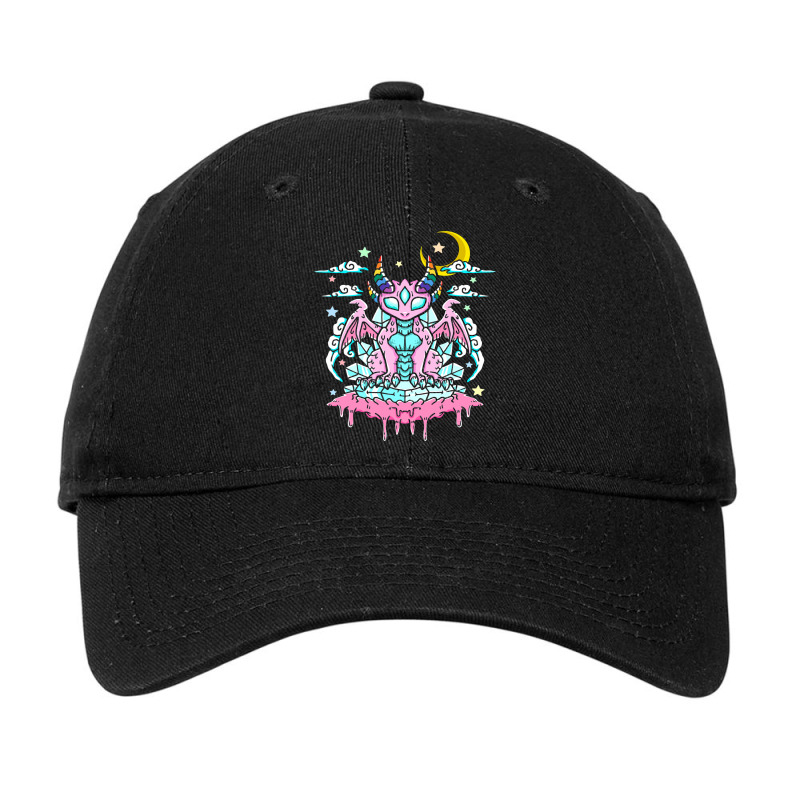 Pastel Goth Aesthetic Alt Kawaii Dragon Anime Cute Gothic Adjustable Cap by XAVIERESPREE | Artistshot