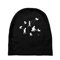 Evolution Of Human Directed By Cats T Shirt Baby Beanies | Artistshot