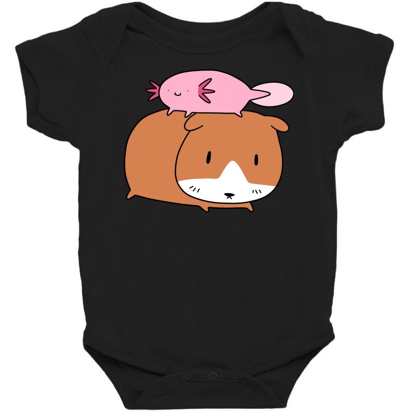 Axolotl And Guinea Pig Baby Bodysuit | Artistshot