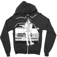 Initial D Natsuki Drift Touge Anime Eurobeat Zipper Hoodie | Artistshot