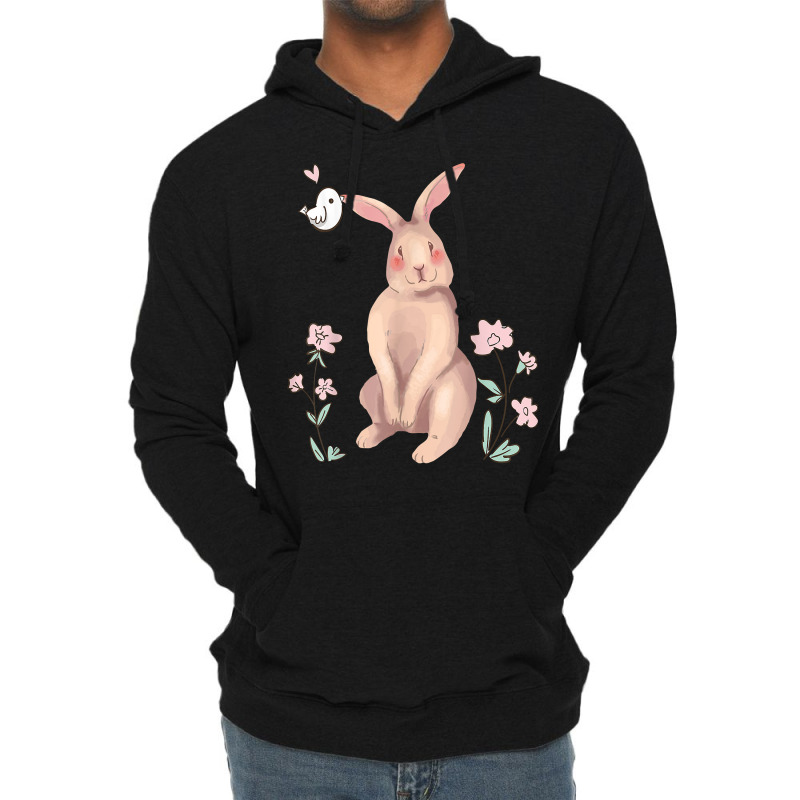 Sugar Sweet Bunny T Shirt Lightweight Hoodie | Artistshot