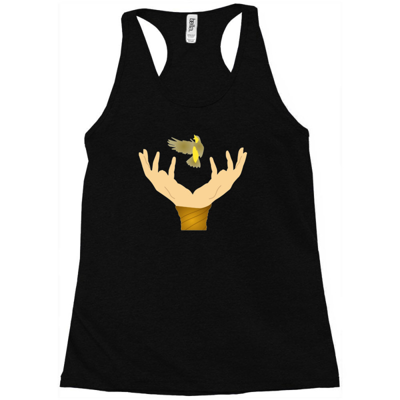 Imagine Hand Bird 1 Racerback Tank by RoselleLaroque | Artistshot