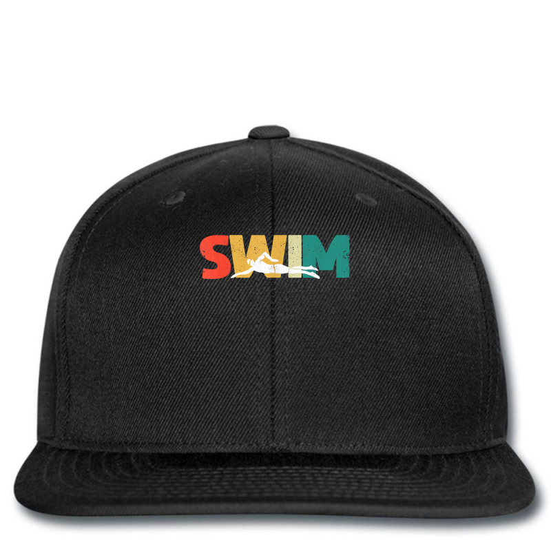 Swim Distressed Look Swimming Funny Swimmers Passion Swimmer T Shirt Printed hat by linbere | Artistshot