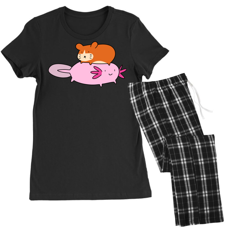 Axolotl And Little Hamster Women's Pajamas Set by edoh2 | Artistshot