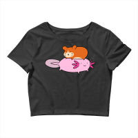 Axolotl And Little Hamster Crop Top | Artistshot