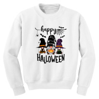 Gnomes Halloween Witch Garden Gnomes Happy Halloween Youth Sweatshirt | Artistshot