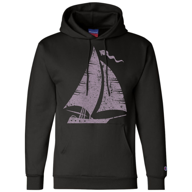 Sailing Sailboat Sailor Yacht Sailing Yacht Motif T Shirt Champion Hoodie | Artistshot