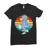 Vintage Magical Chinese Dragon Mythological Asian Dragon Ladies Fitted T-shirt | Artistshot