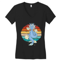 Vintage Magical Chinese Dragon Mythological Asian Dragon Women's V-neck T-shirt | Artistshot