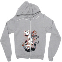 Cyber Cat Zipper Hoodie | Artistshot