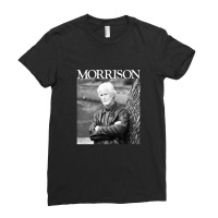 Morrison - White Type Ladies Fitted T-shirt | Artistshot