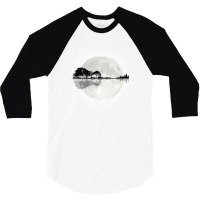 Moonlight Nature Guitar 3/4 Sleeve Shirt | Artistshot