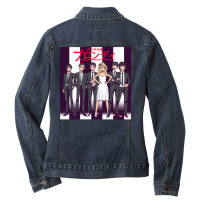 Parallel Anime Ladies Denim Jacket | Artistshot