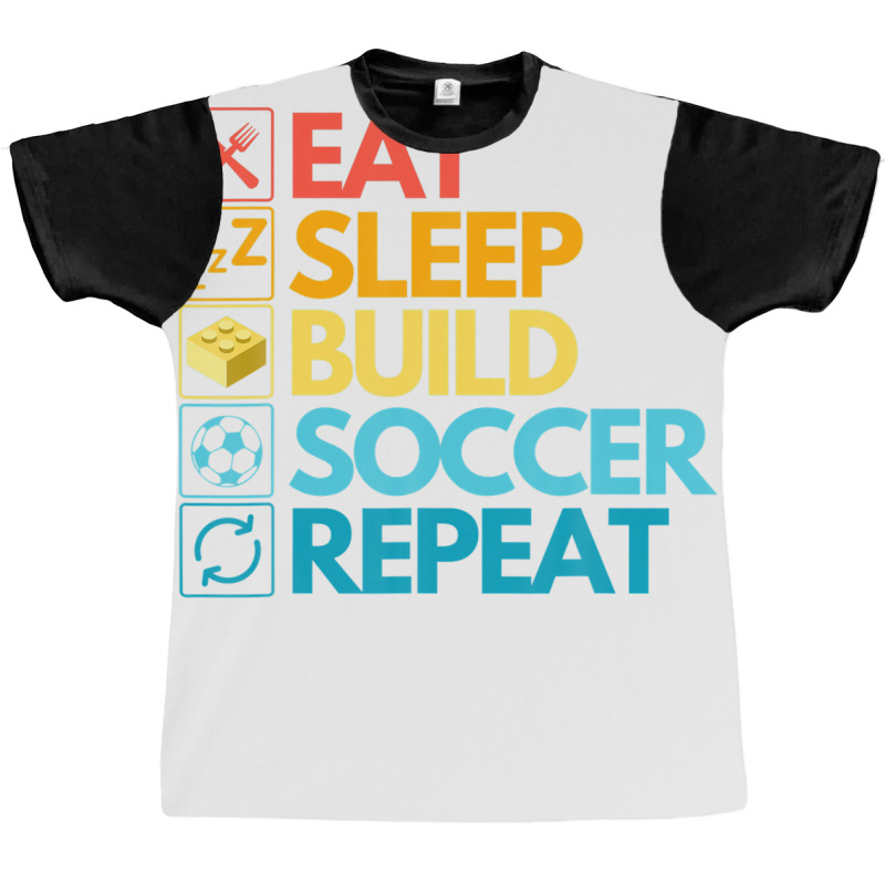 Master Builder Cute Block Building Soccer Vintage Graphic T-shirt | Artistshot