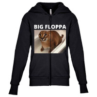 Big Floppa My Beloved Caracal Cat Big Ears Youth Zipper Hoodie | Artistshot