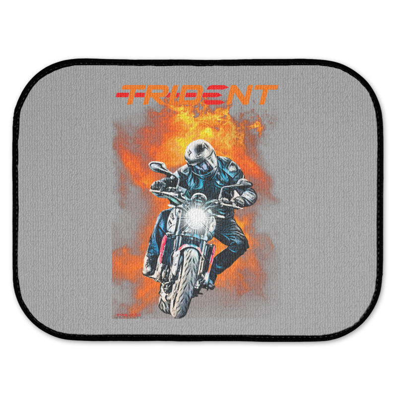 Trident 660 Fire Rider Rear Car Mat | Artistshot