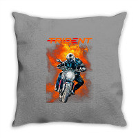 Trident 660 Fire Rider Throw Pillow | Artistshot