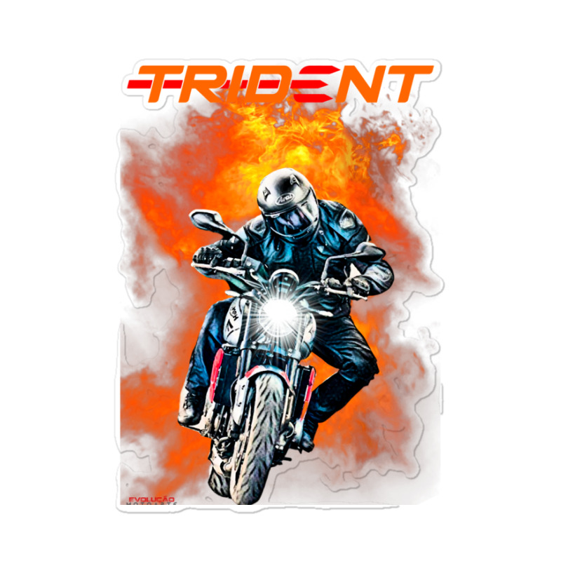 Trident 660 Fire Rider Sticker | Artistshot