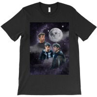 Nathan Fielder Dramatic Galaxy Wolf Print Style T-shirt | Artistshot