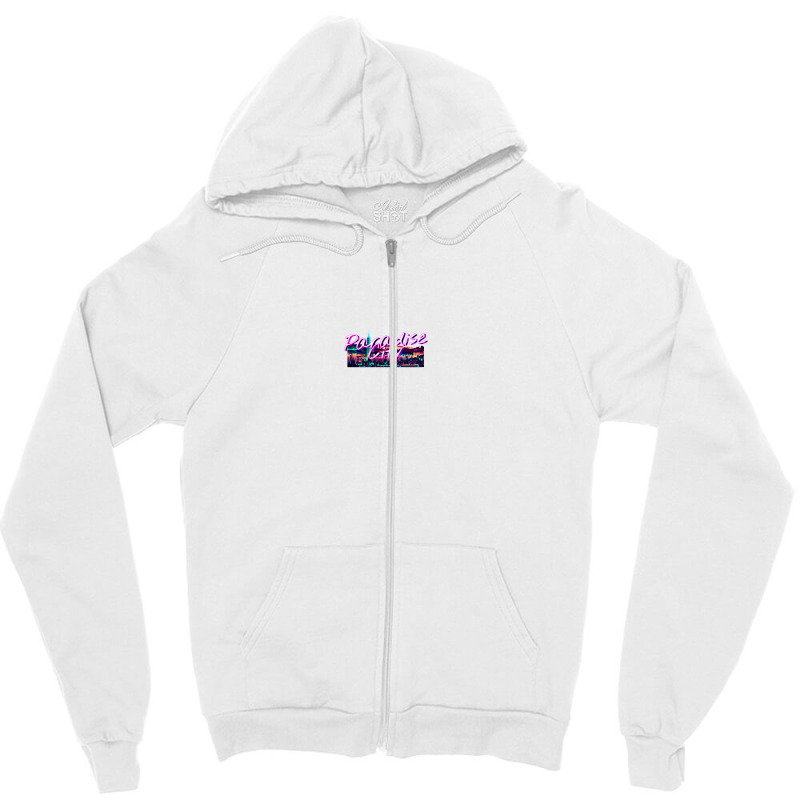 Neon City Zipper Hoodie by Top Eagle | Artistshot