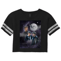 Nathan Fielder Dramatic Galaxy Wolf Print Style Scorecard Crop Tee | Artistshot